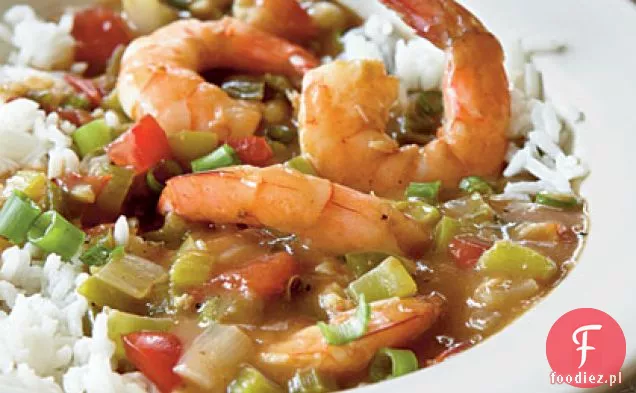 Krewetki Étouffée