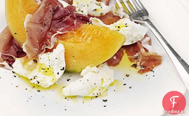Mozzarella, Prosciutto & Charentais Sałatka Melonowa