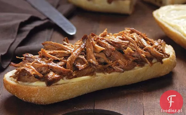 Slow-Cooker Orange-BBQ Pulled Pork Sandwiches