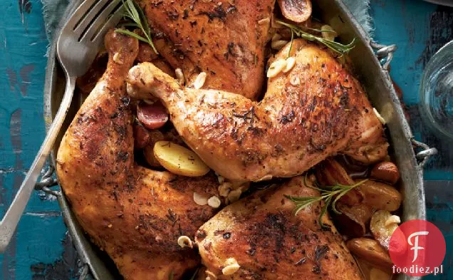 Ćwiartka Z Kurczaka Rozmarynowo-Czosnkowego