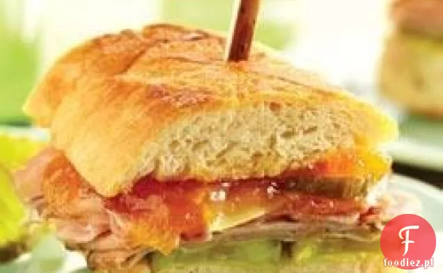 Peachy Cuban Panini