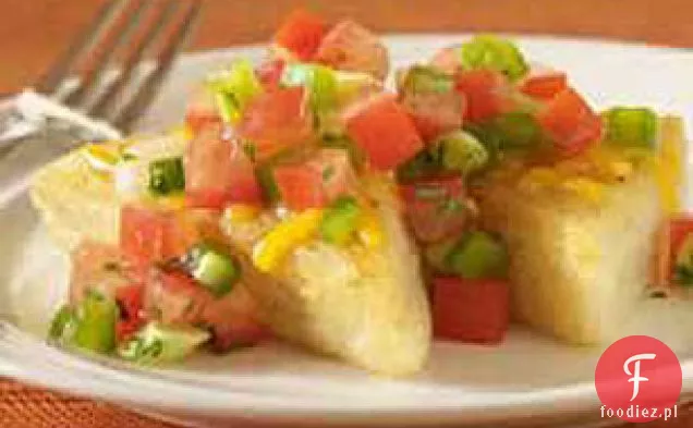 Polenta ze świeżymi pomidorami Salsa