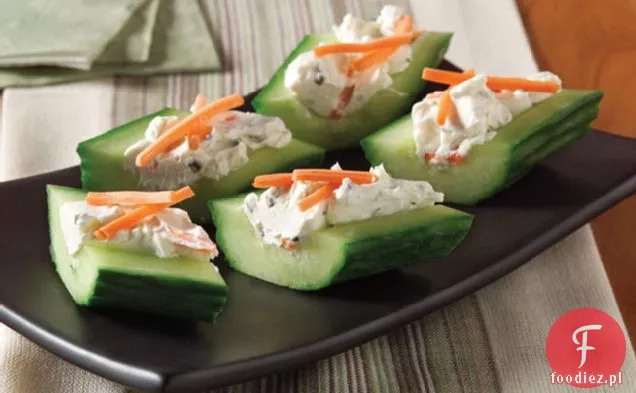 Cream Cheese ' N Herb Cucumber Bites