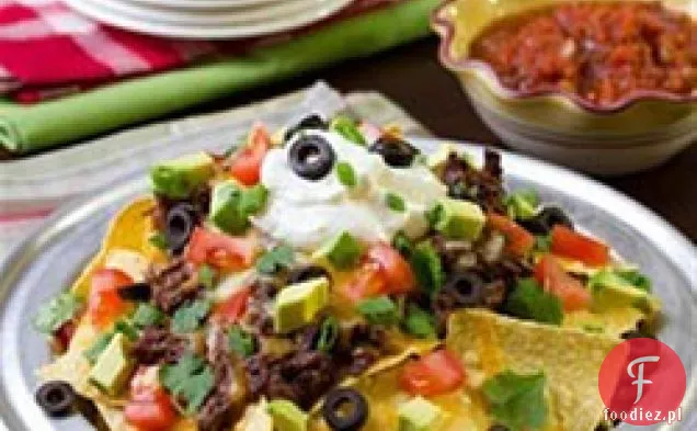 Słodkie i pikantne nachos wołowe