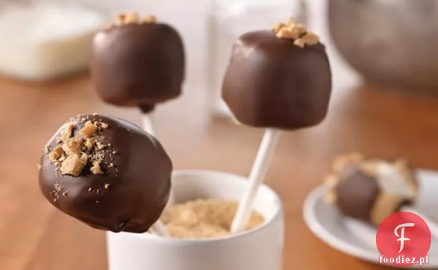 S ' Mores Cookie Ball Pops