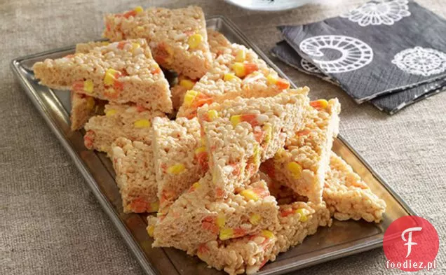 Candy Corn-Marshmallow RICE KRISPIESÂ® treats â