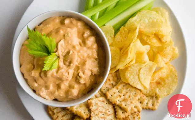 Łatwy Cheesy Buffalo Chicken Dip