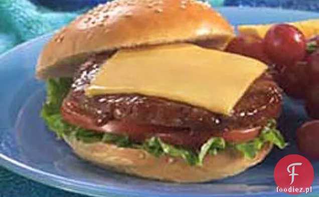 Cheeseburger z indyka z grilla