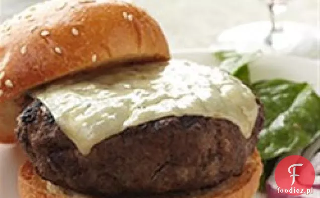 Nadziewane Burgery z żubrem z karmelizowanymi figami i szalotką