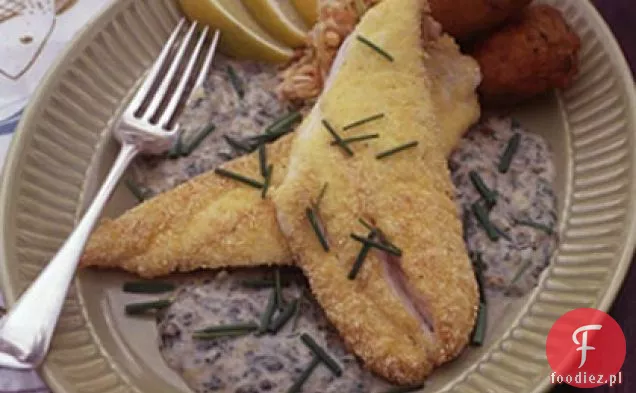 Flądra szkolna z rybami-Camp Buerre Blanc