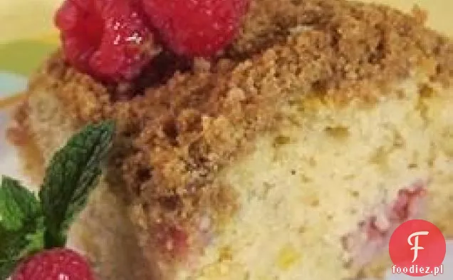 Maślanka Mango-Berry Crumb Cake