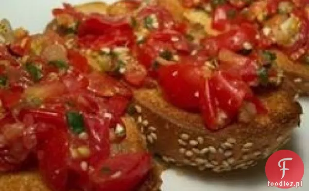 Jen ' S Tomato Rugula Bruschetta