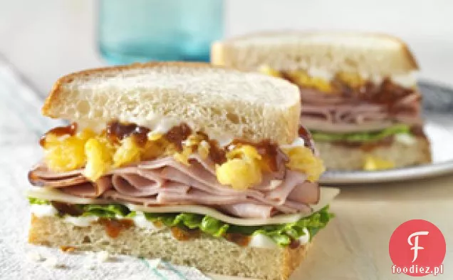 Karaiby BBQ ham Sandwich