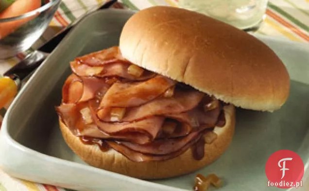 Shaved Ham & BBQ Sandwich