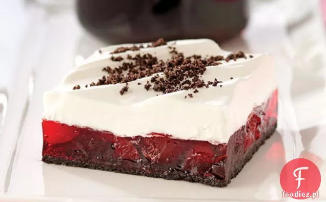 Chewy Chocolate Cherry Squares
