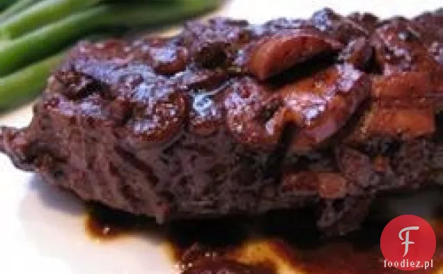Easy Flat Iron Steak w sosie winnym