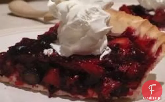 Maman ' s Fresh Strawberry rabarbar Pie