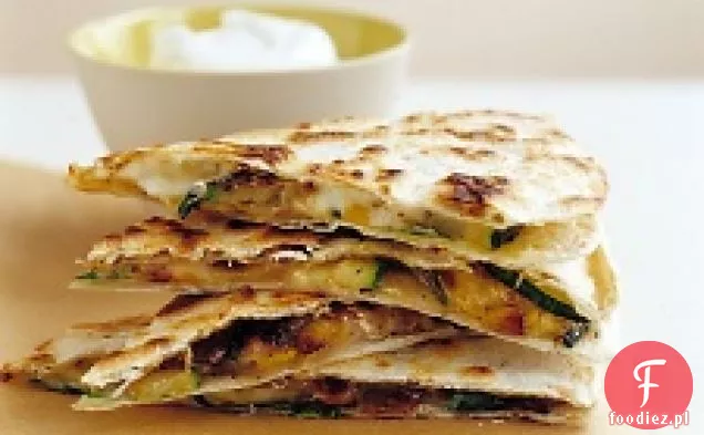 Cukinia Quesadillas