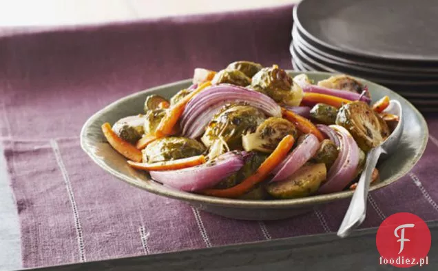 Pieczona Brukselka I Marchew