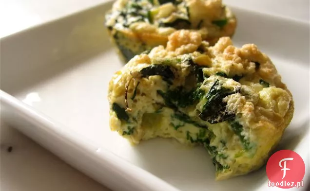 Babeczki jajeczne (ze szpinakiem i cukinią)