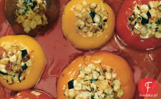 Pomidory Nadziewane Kukurydzą I Cukinią Sukkotash