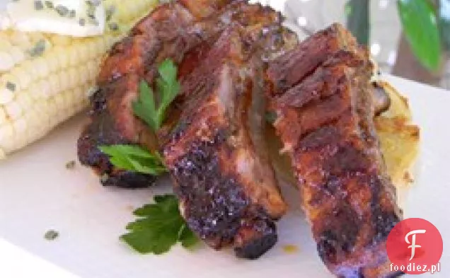 Jak zrobić pieczone BBQ Baby powrotem żeberka