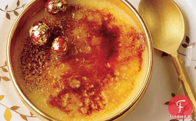 Biała Czekolada-Crème Brûlée Z Żurawiną
