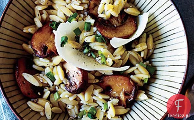 Orzo z Pecorino i pieczarkami
