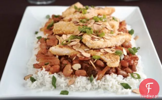 Crusted Fish with Tomato-Bean gulasz