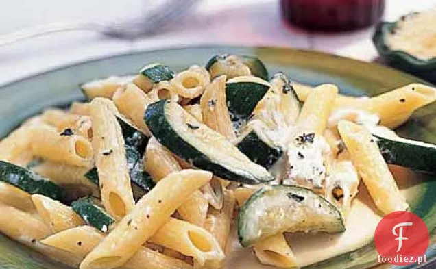 Penne z cukinią i ricottą