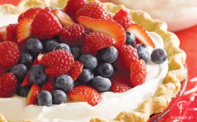 Potrójne Berry Cream Pie