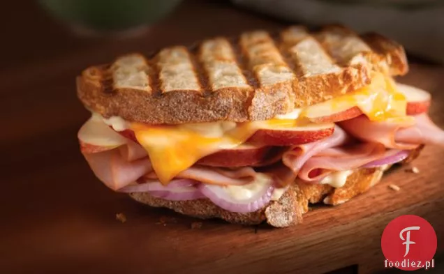 Serowa Szynka I Jabłko Panini