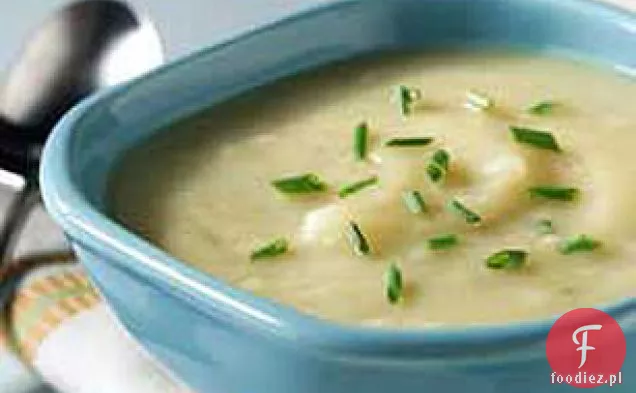 Zupa Czosnkowo-Ziemniaczana Z Pora