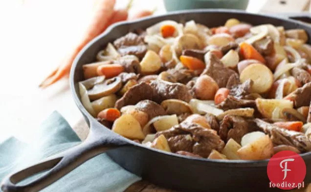 Ziemniaki i steki Stir-Fry