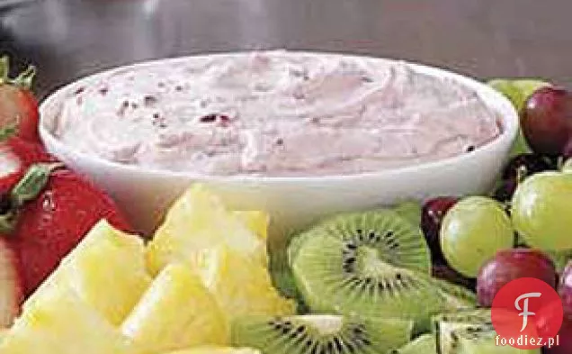 Świąteczny Dip żurawinowy na świeże owoce