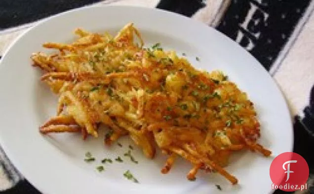 Casey Lauren ' s Cheesy Crab Sweet Potato Hashbrowns