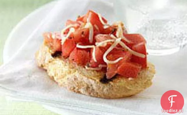 Świeże Pomidory I Zioła Bruschetta