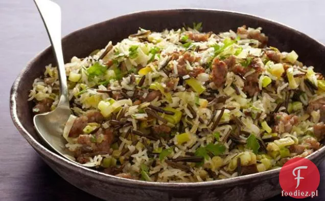 Dziki ryż i pilaw Basmati z kiełbasą