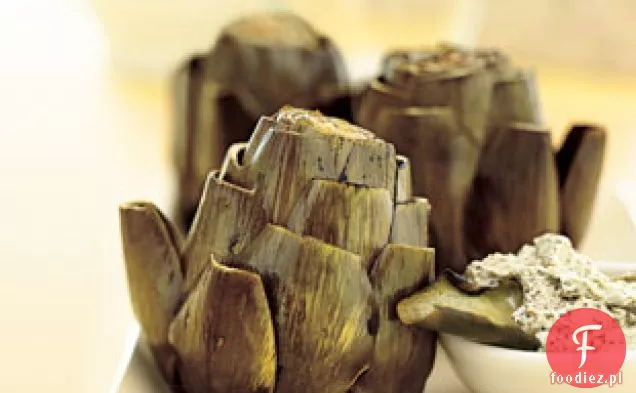 Grillowane karczochy z dipem Karczochowo-miętowym