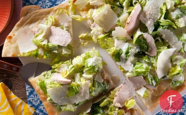 Chopped Caesar Salad Pizza
