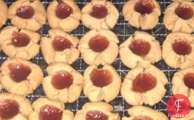 Masło orzechowe i galaretki Thumbprint Cookies