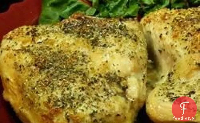 Pieczona Dzielona Pierś Z Kurczaka