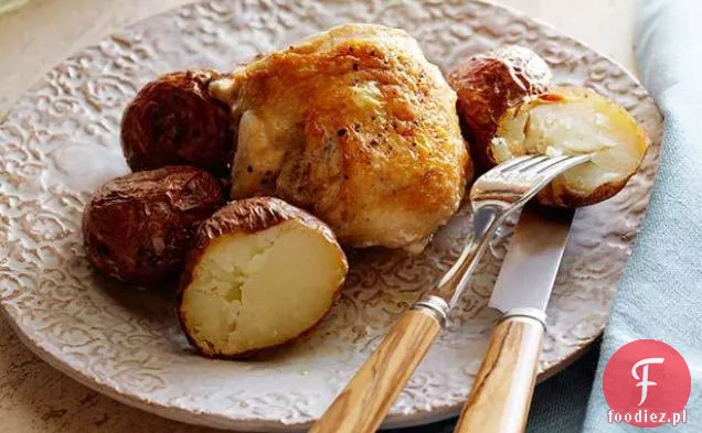 Kurczak pieczony rozmarynem z ziemniakami
