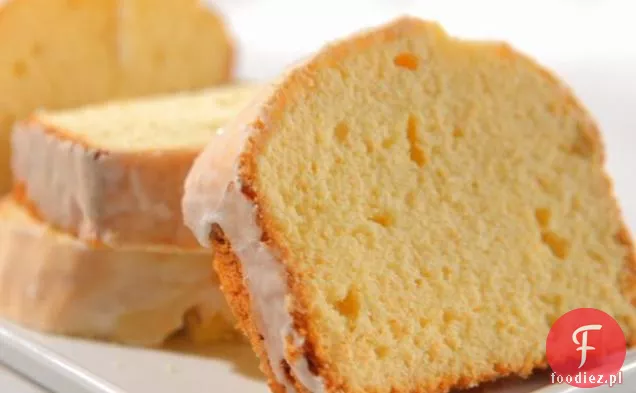 Prosecco Pound Cakes with Sparkling Glaze