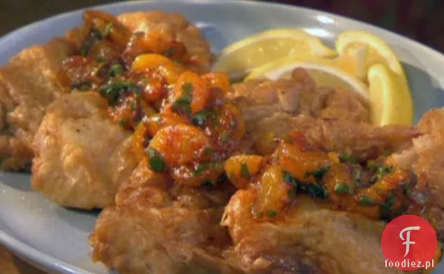Tilapia Piwna z czerwonym sosem Mandarynkowo-pomarańczowym Chile