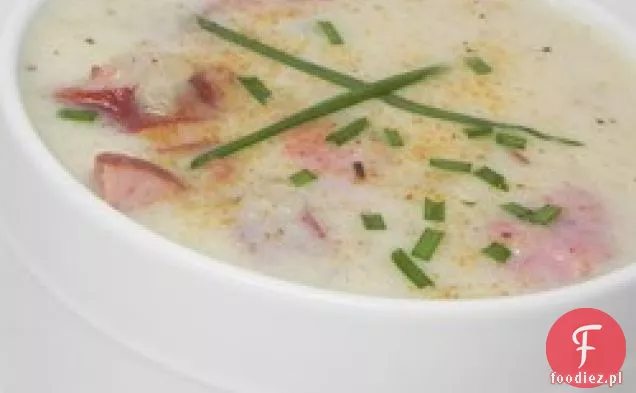 Kremowa Zupa Z Kiełbasek Ziemniaczanych