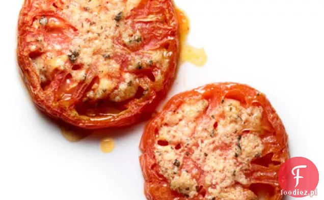Ziołowo-Parmezan Pieczone Pomidory