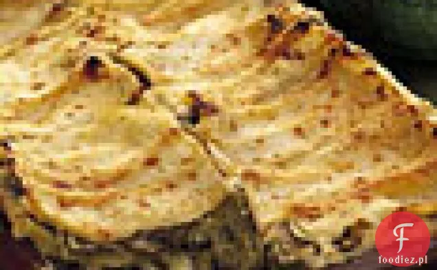 Lasagne z karczochami i grzybami