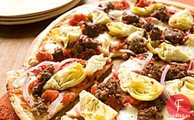 Pizze Z Kiełbasą I Karczochami