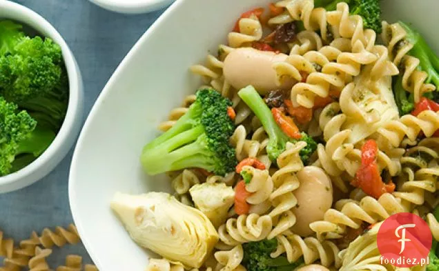 Makaron Pełnoziarnisty Z Pesto I Karczochami